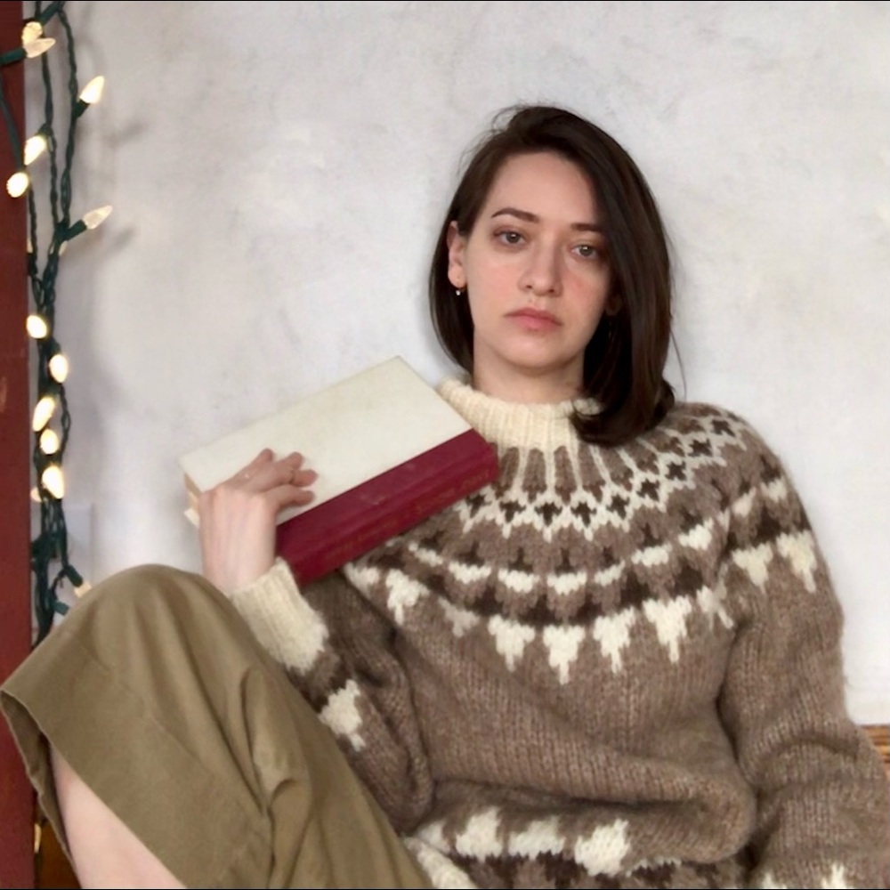 Vintage 100% Wool Oversized Fairisle Sweater